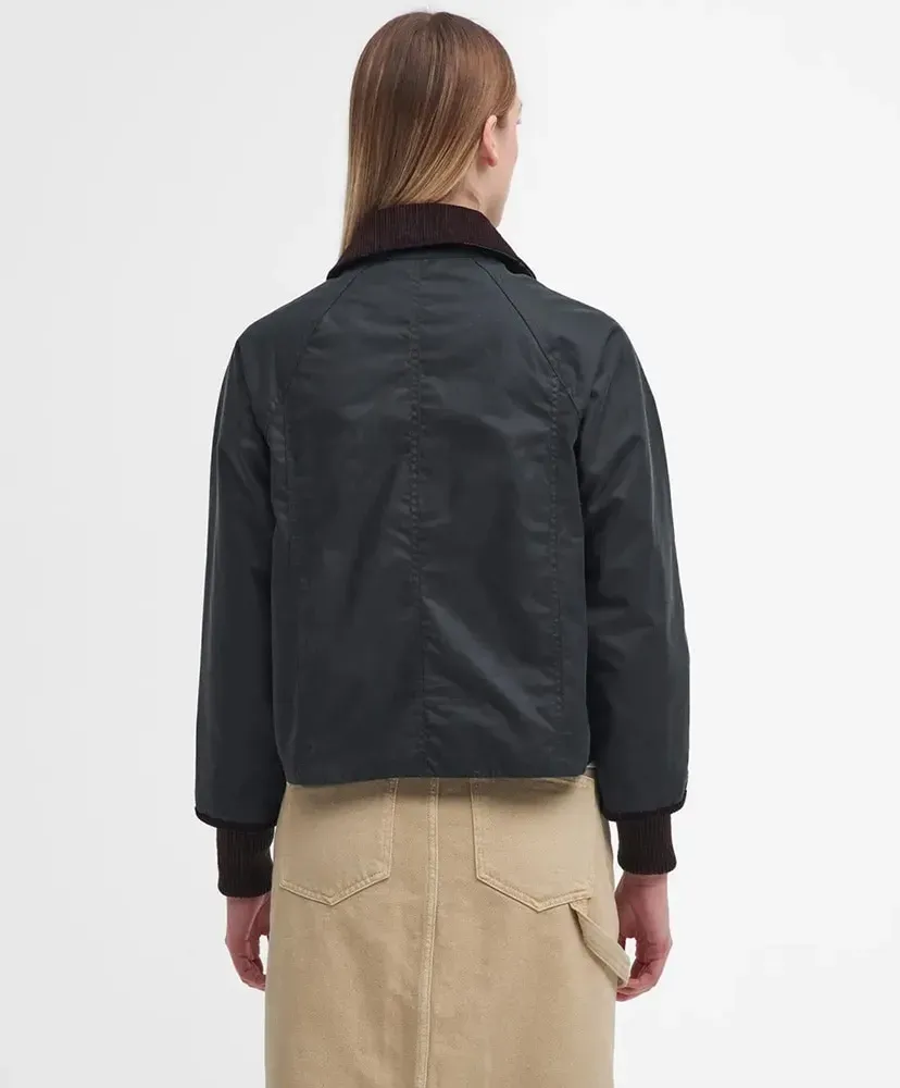 Cropped Beadnell Waxed Jacket