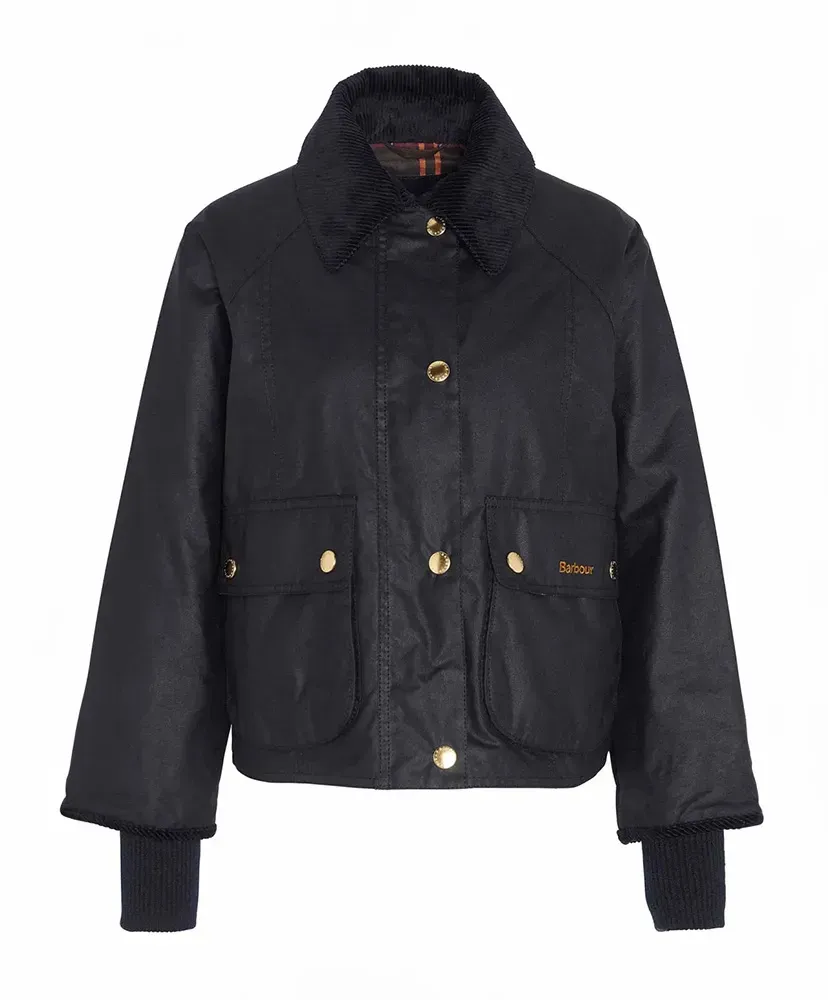 Cropped Beadnell Waxed Jacket