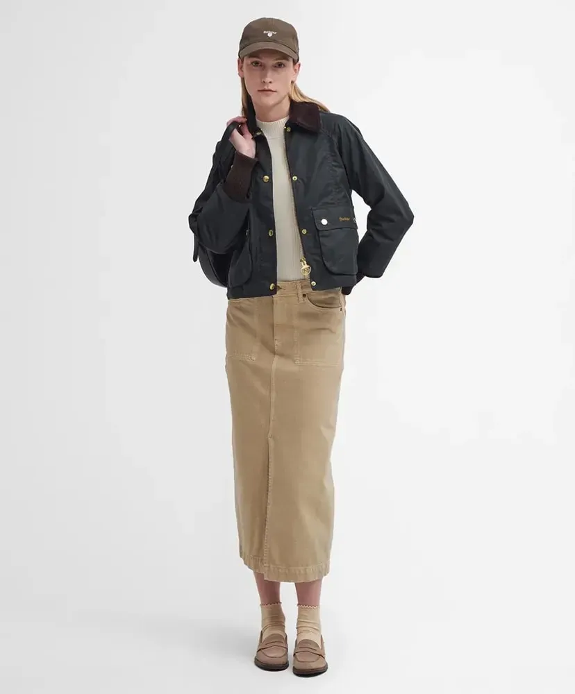 Cropped Beadnell Waxed Jacket