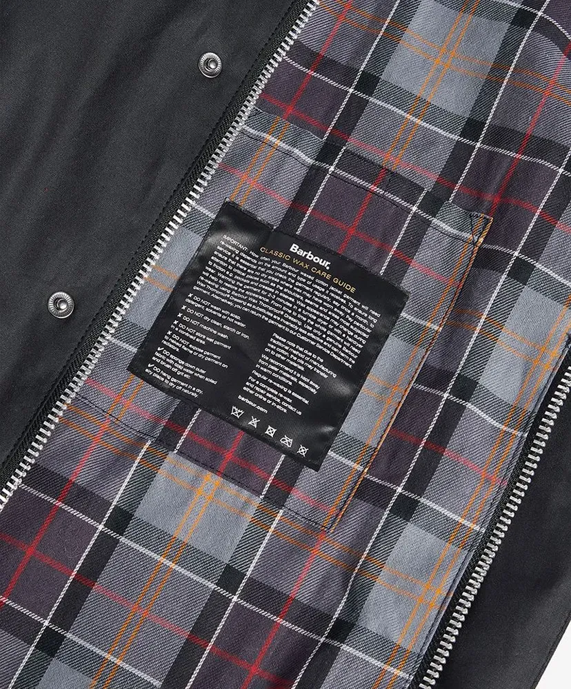 Exmoor Wax Cotton Middle Length Coat