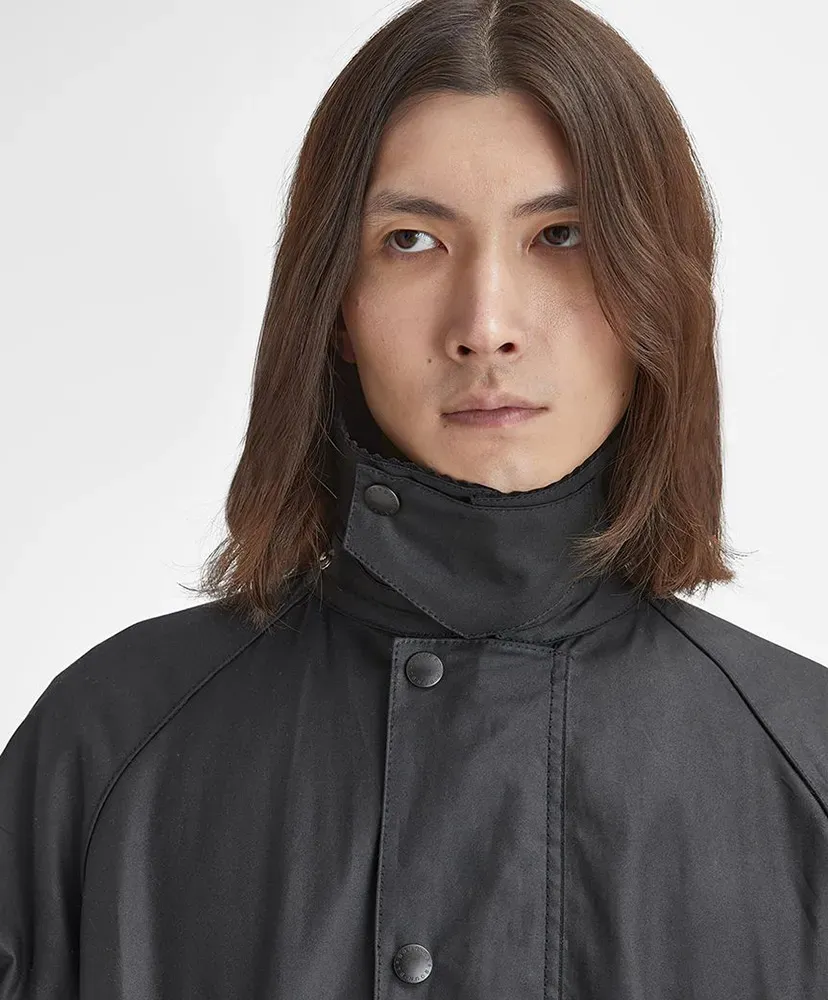 Exmoor Wax Cotton Middle Length Coat
