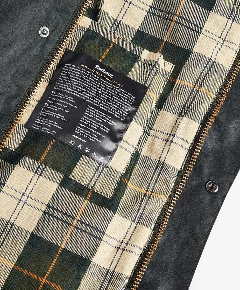 Exmoor Wax Cotton Middle Length Coat