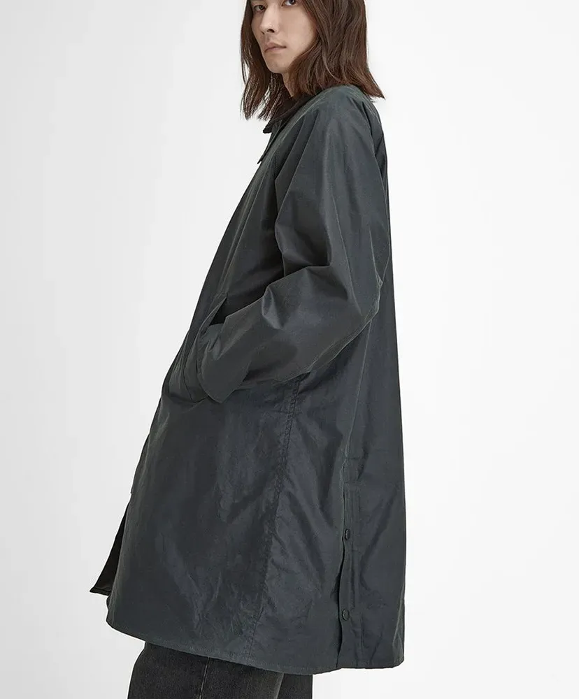 Exmoor Wax Cotton Middle Length Coat