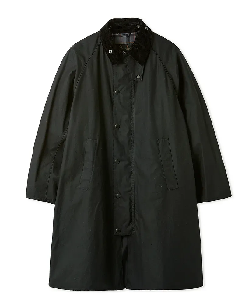 Exmoor Wax Cotton Middle Length Coat
