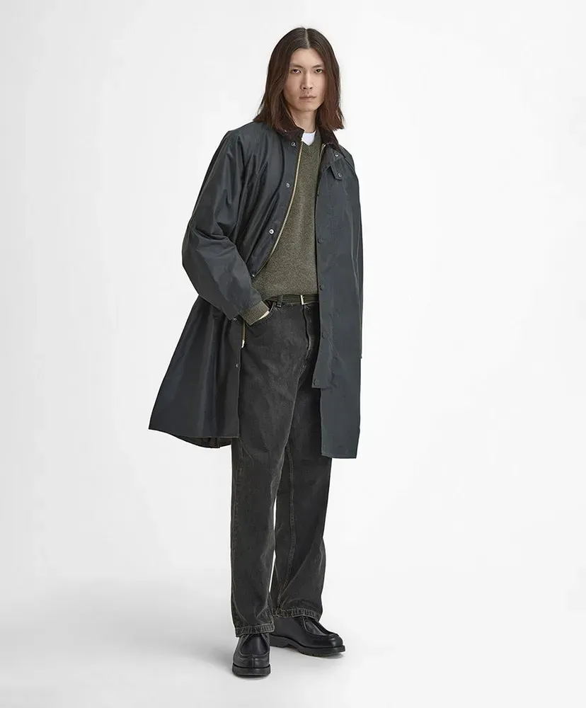 Exmoor Wax Cotton Middle Length Coat