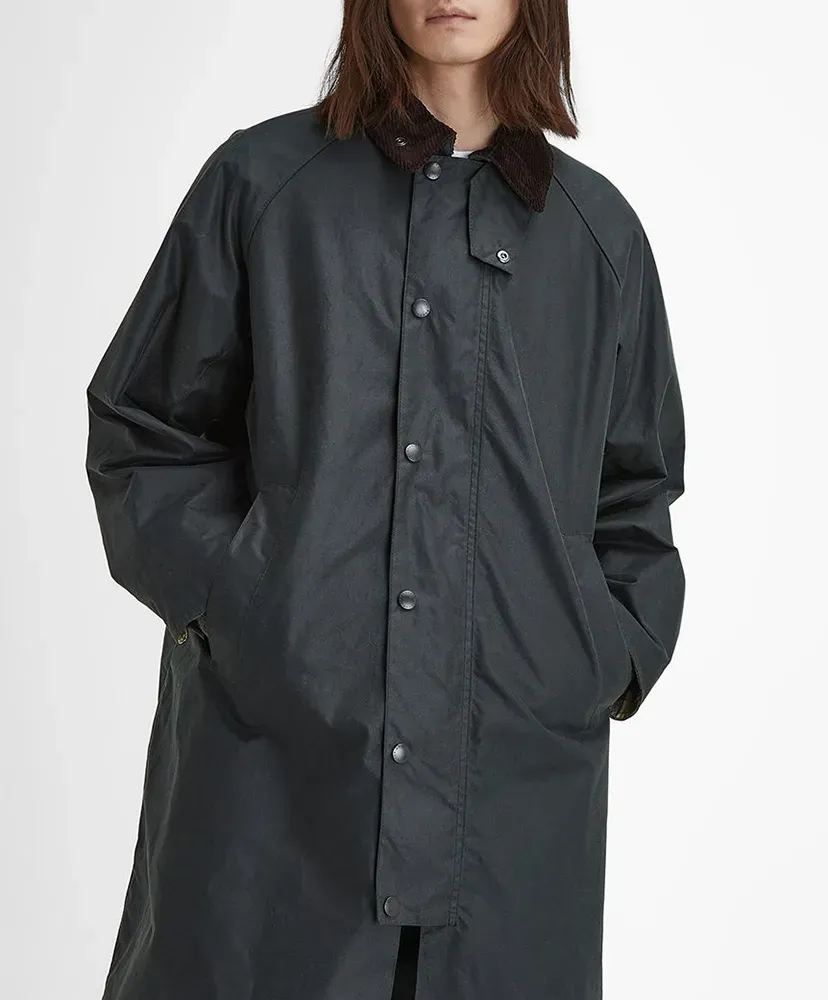 Exmoor Wax Cotton Middle Length Coat