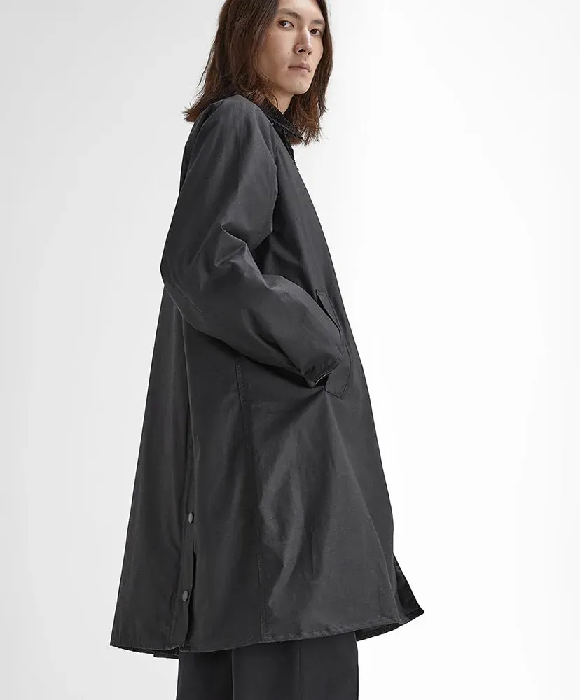 Exmoor Wax Cotton Middle Length Coat