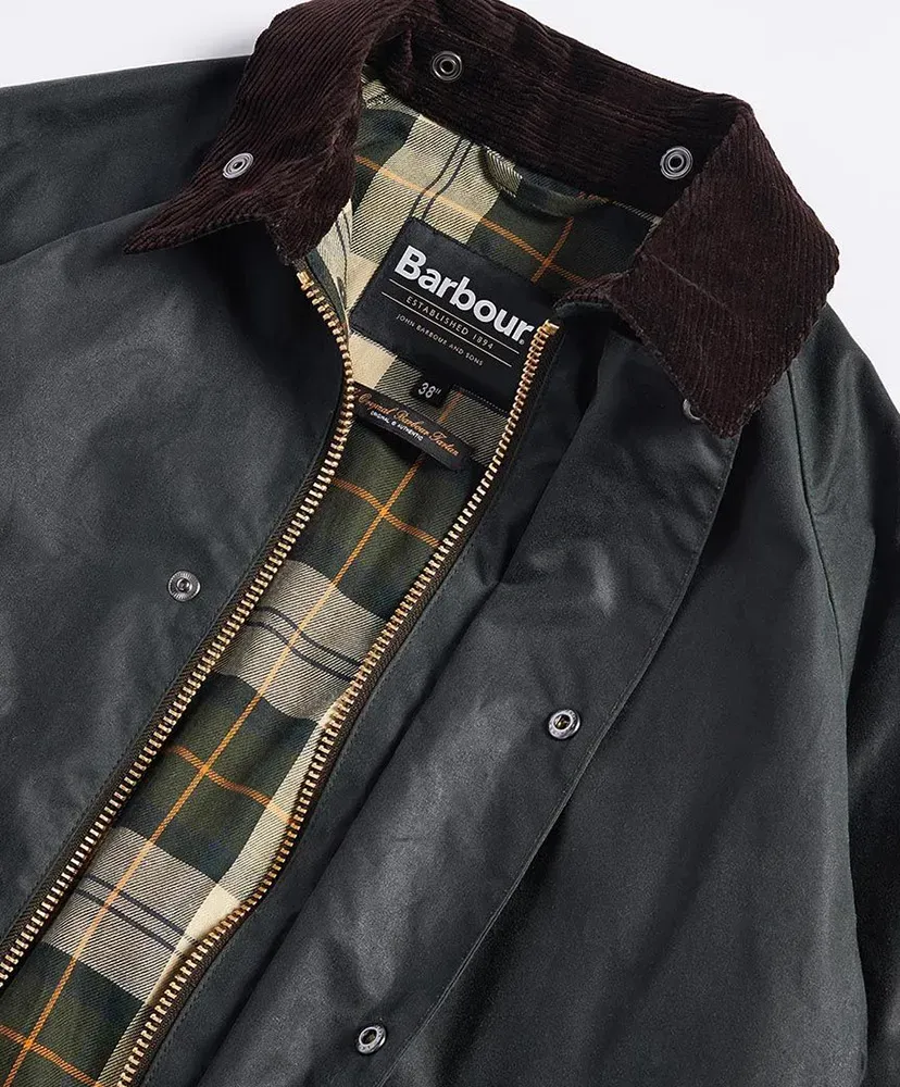 Exmoor Wax Cotton Middle Length Coat