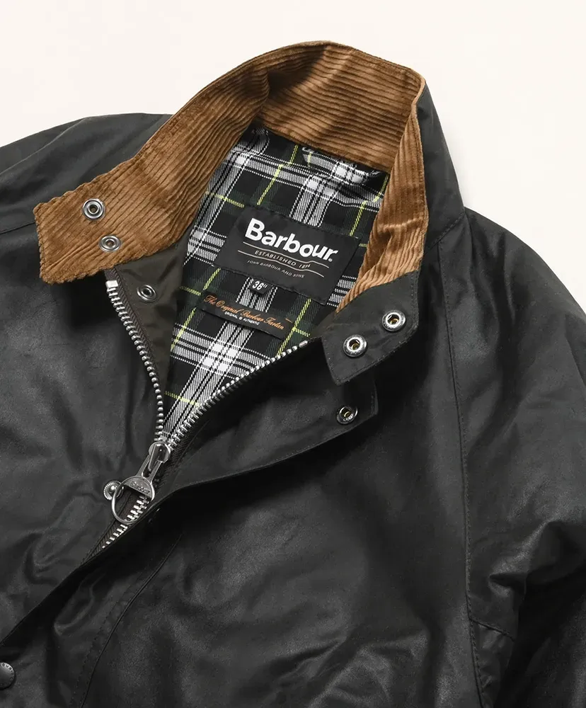 Transport Stand Collar Wax Blouson