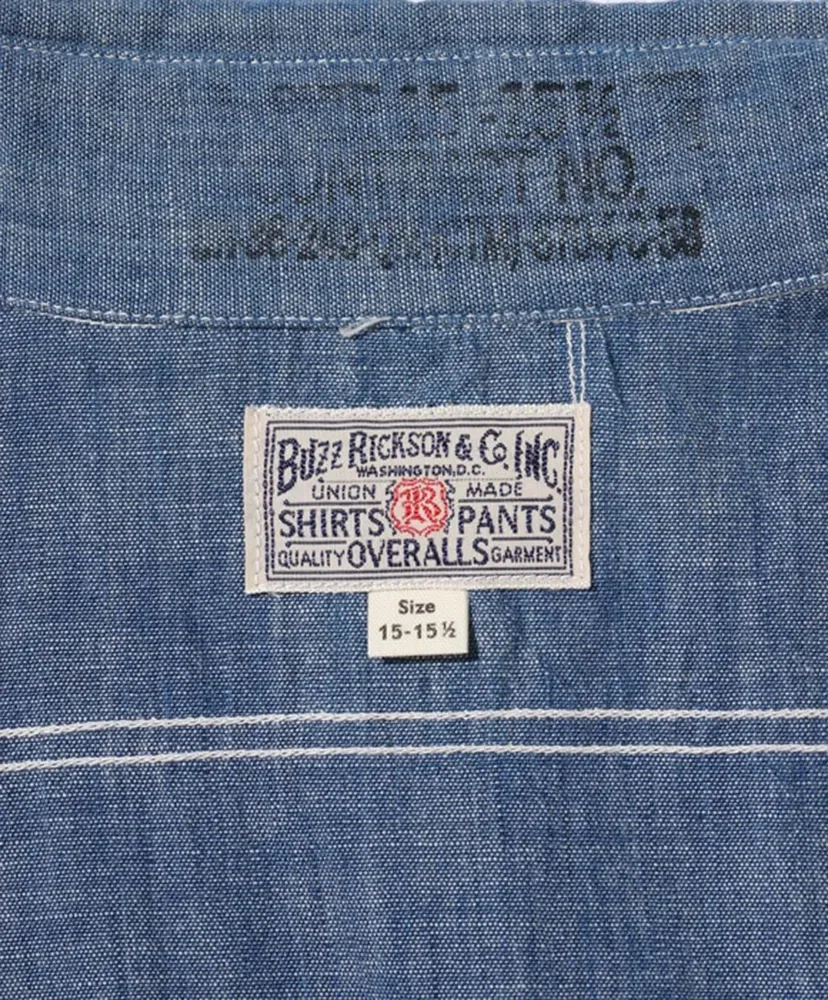 Lot No. Br25995 / Blue Chambray Work Shirt