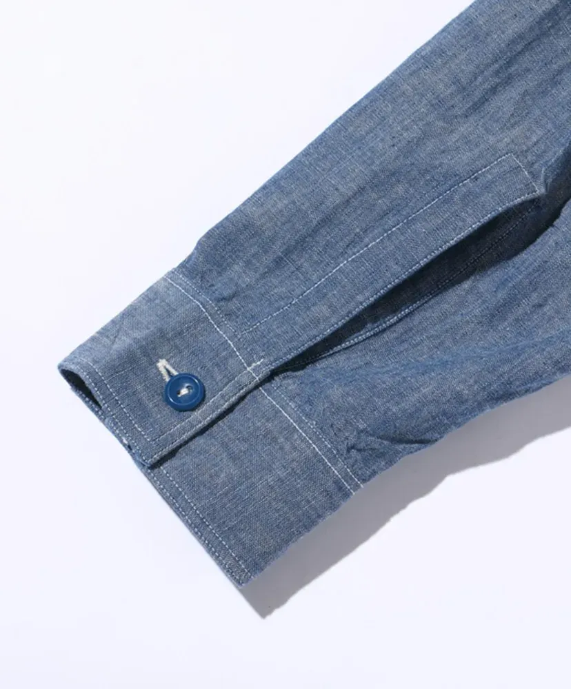 Lot No. Br25995 / Blue Chambray Work Shirt