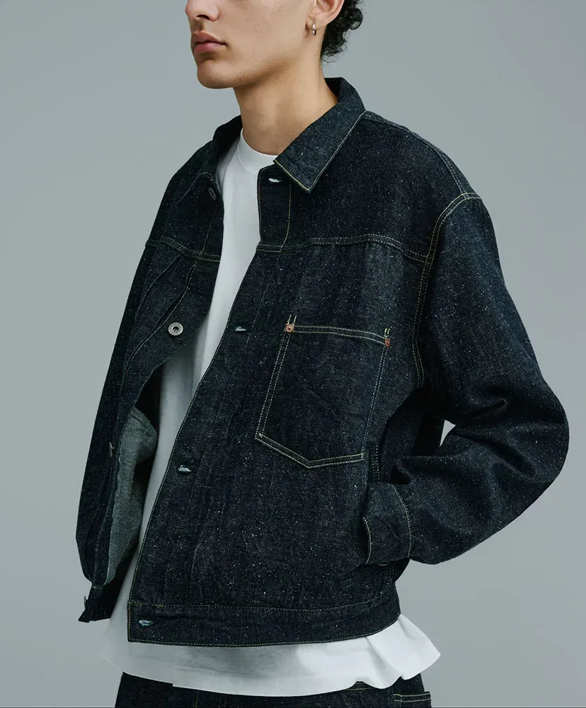 Recycled Waste Suvin Cotton Yarn 11.5Oz. Denim Blouse Wwⅱ Model