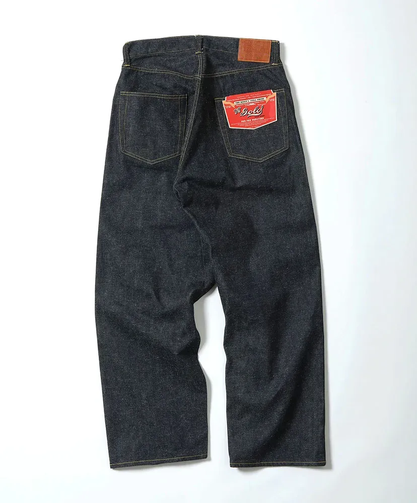 Recycled Waste Suvin Cotton Yarn 11.5Oz. Denim 5Pocket Wide Pants Wwⅱ Model
