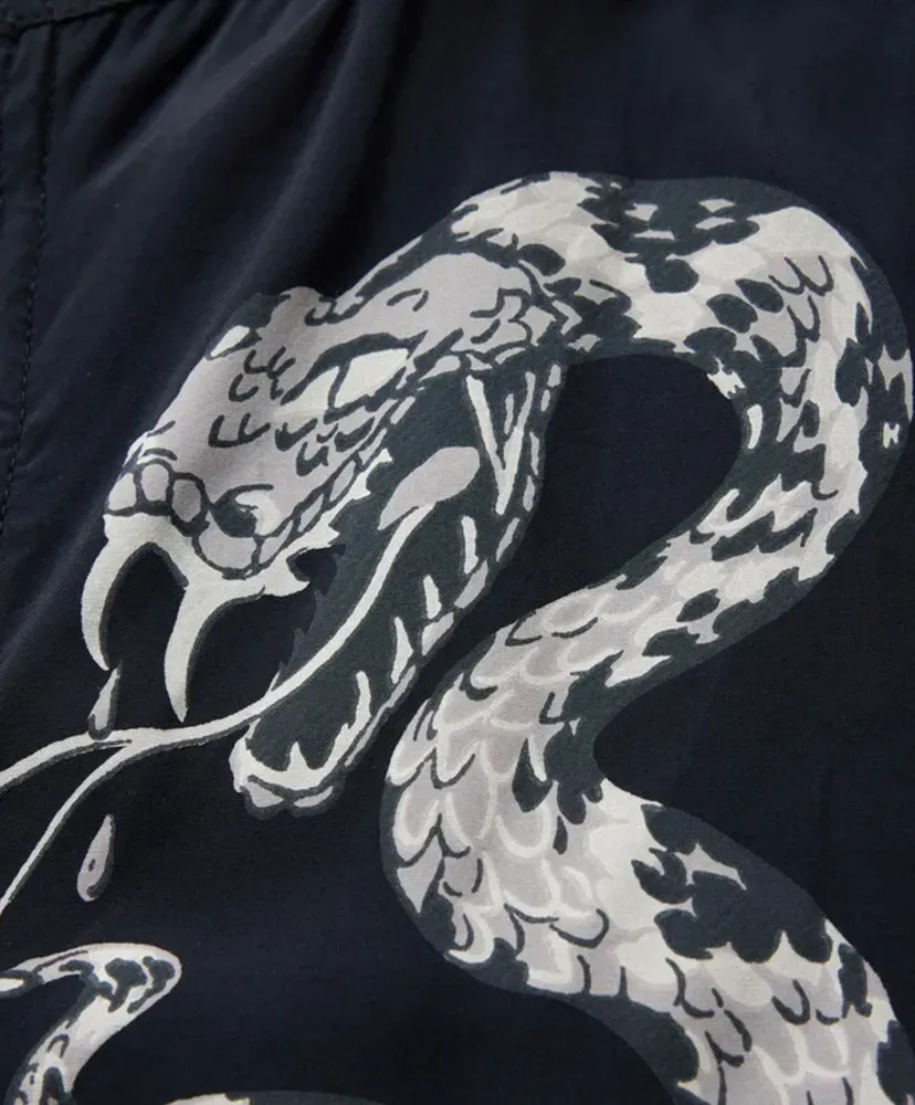 Monotone Rattle Snake Open Shirt