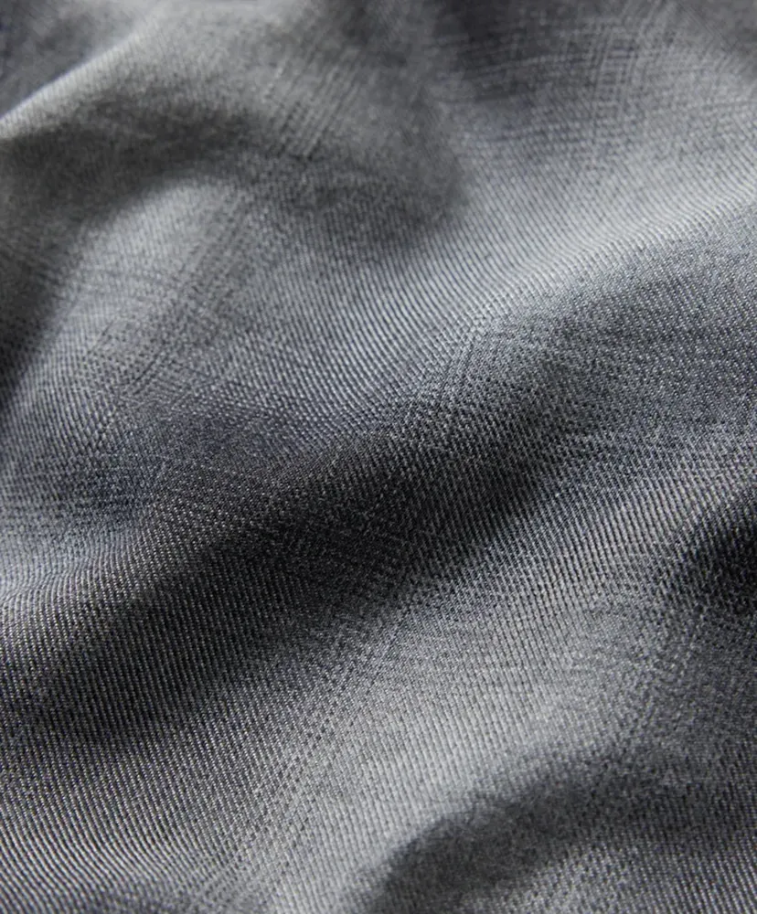 Cotton×Silk Nel Check Open Shirt