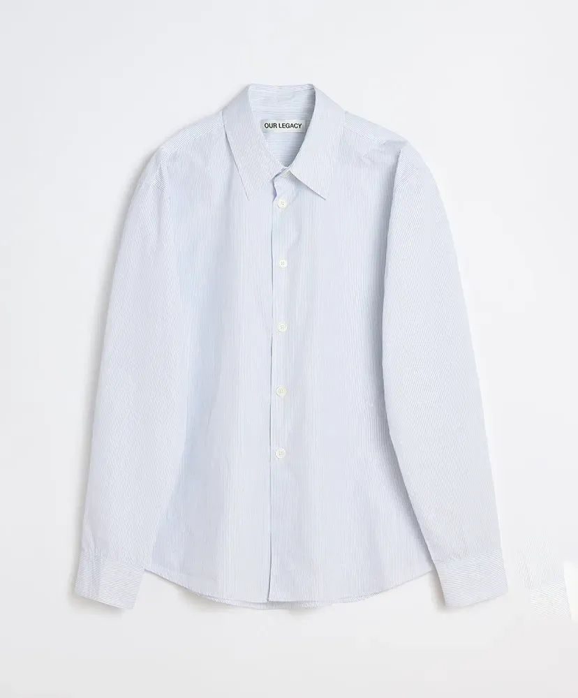 Beyond Shirt - Diner Pinstripe Super Poplin