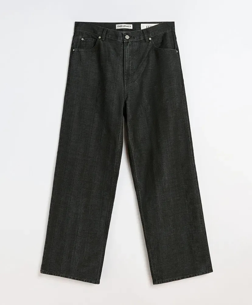 Vast Cut - Black Coated Herringbone