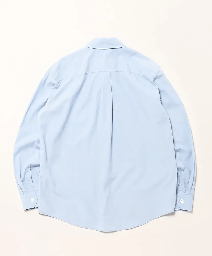 Beyond Shirt - Powder Blue Liquid Poplin