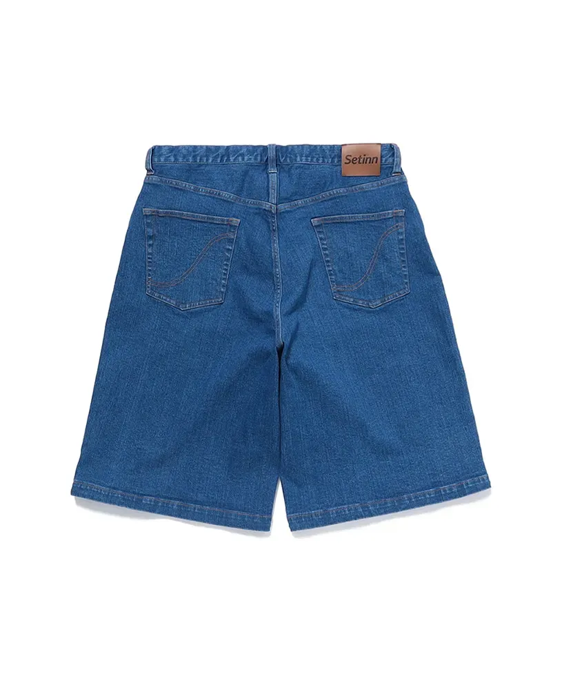 Stretch Denim Buggy Shorts