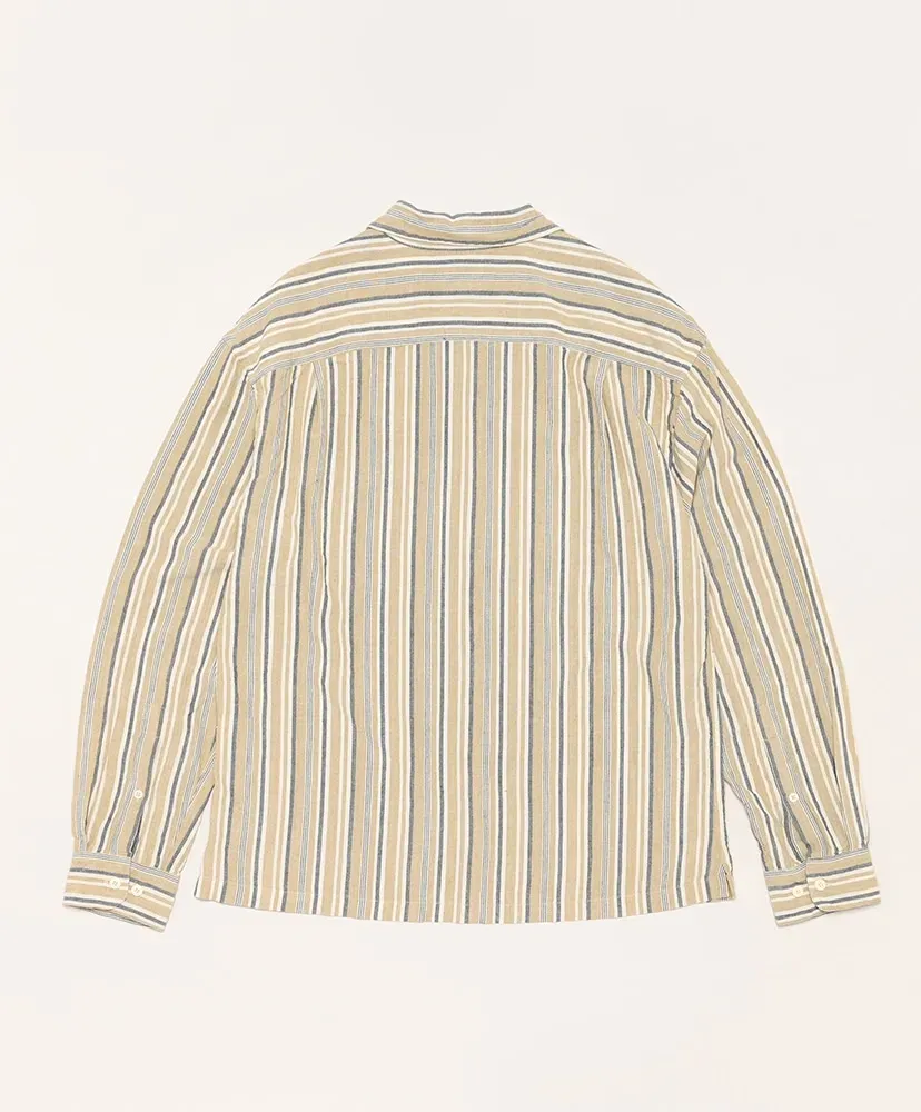 Natural Dyeing Handspun Open Collar Shirts
