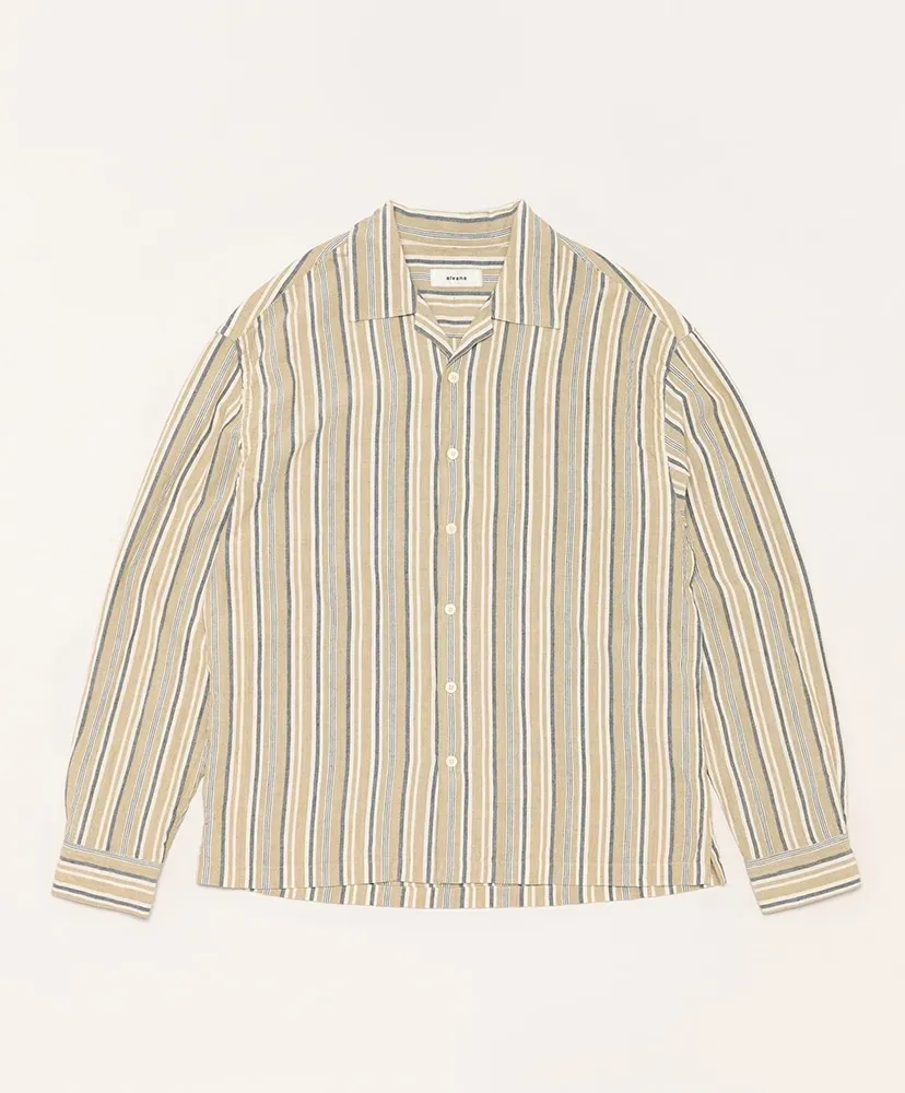 Natural Dyeing Handspun Open Collar Shirts
