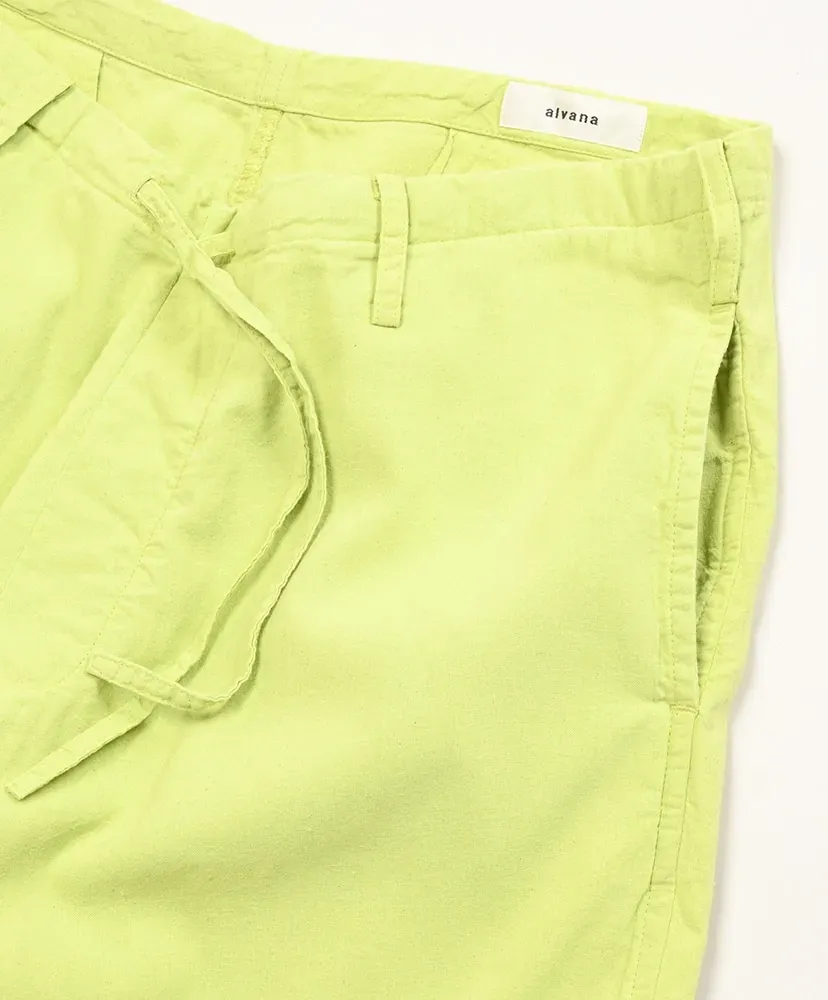 Uneven Double Cloth Pants