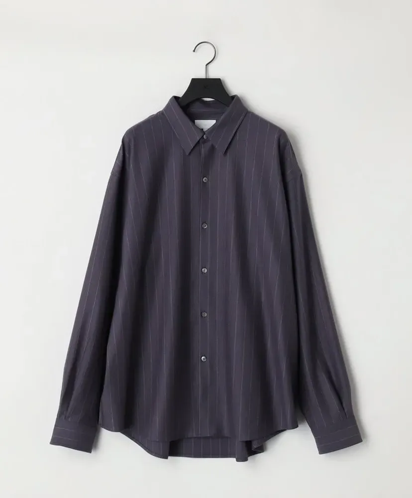 36G Wool Stripe Ideal Shirts