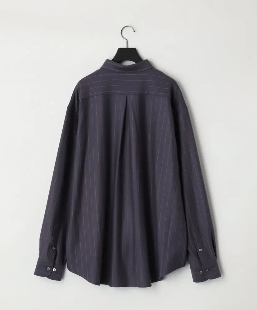 36G Wool Stripe Ideal Shirts