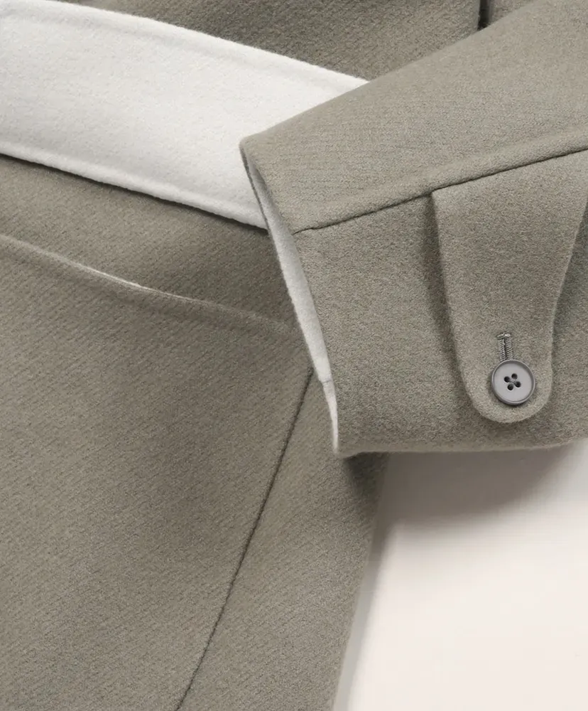 Semi Double Breasted Overcoat