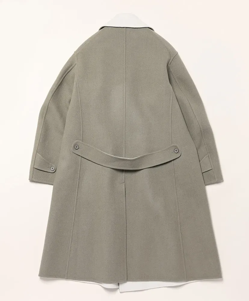 Semi Double Breasted Overcoat
