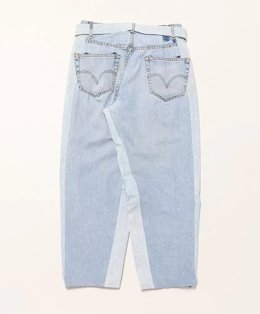 Reconstructed Belt Buggy Pants