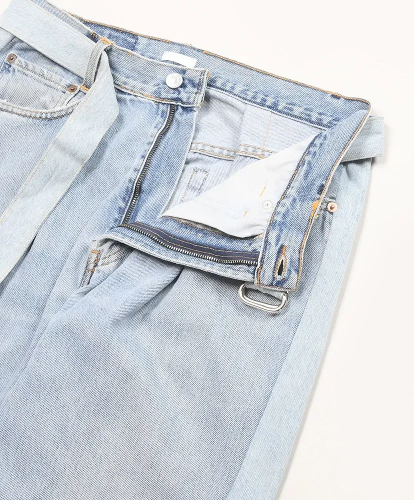Reconstructed Belt Buggy Pants