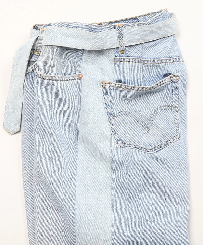 Reconstructed Belt Buggy Pants
