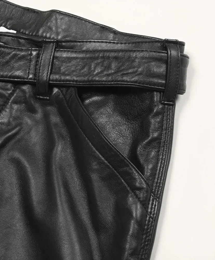 Leather Painter Pants