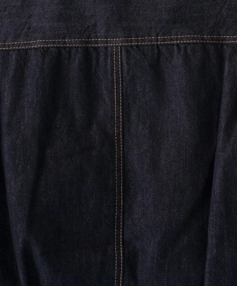 Denim Down Jacket