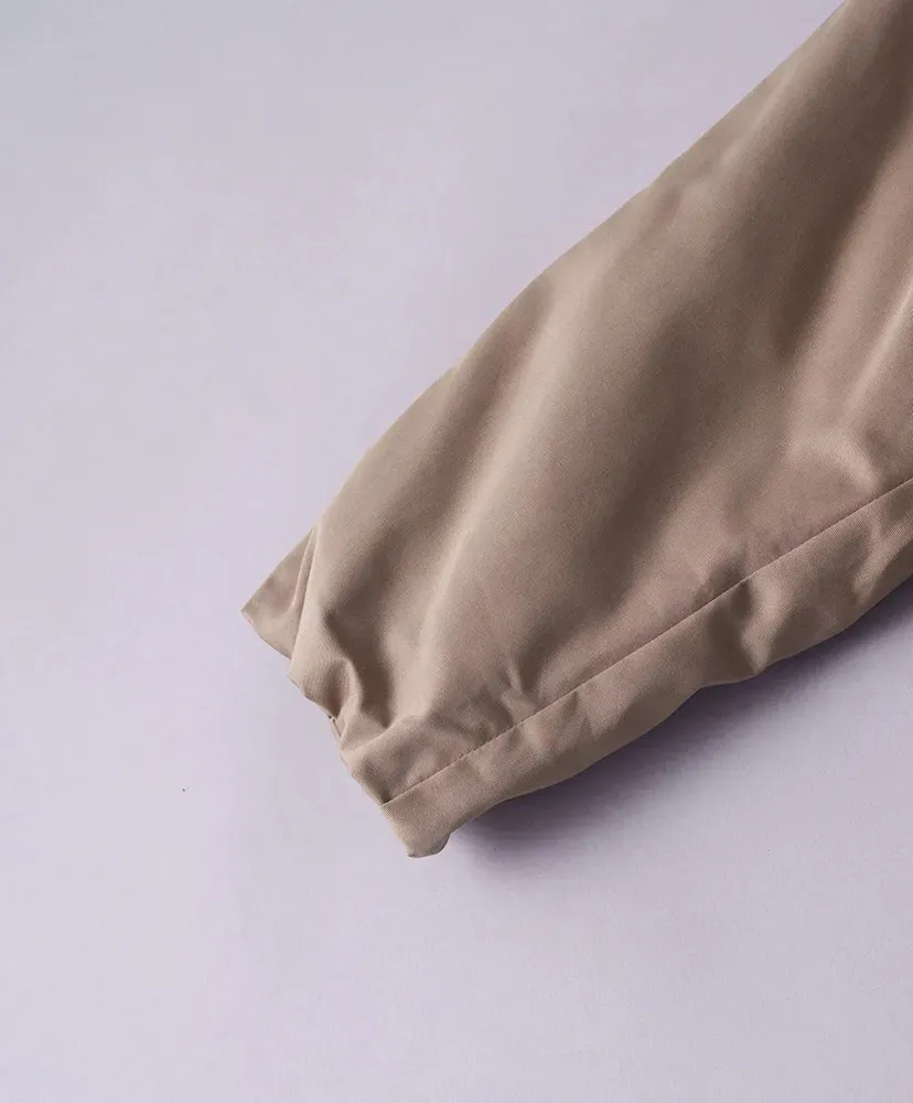 Wide Square Zip Up Down Jacket