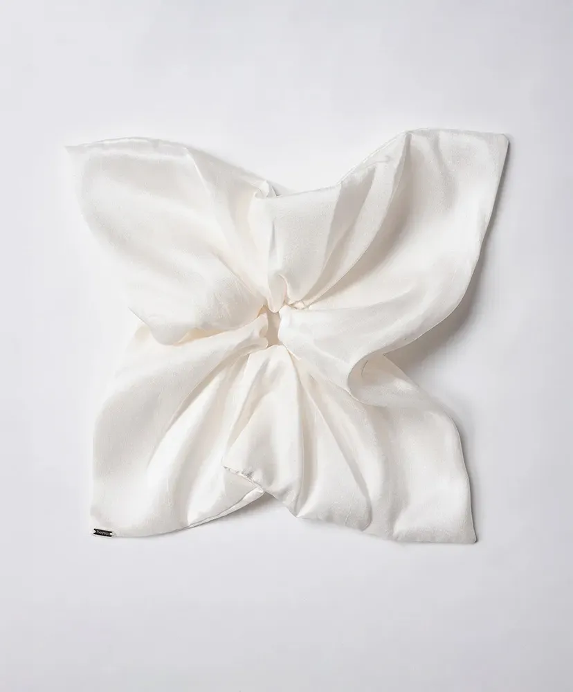 Silk Square Large Scrunchie