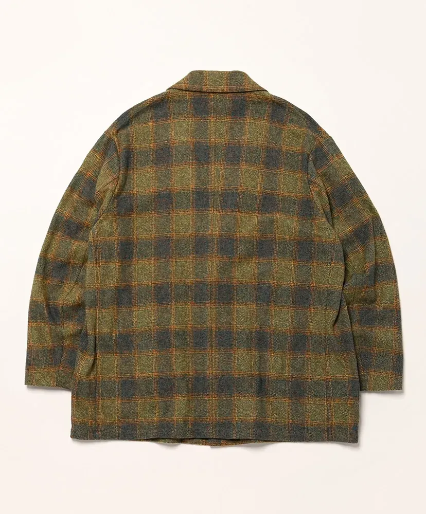 Coverall Jacket - Check Cotton Tweed