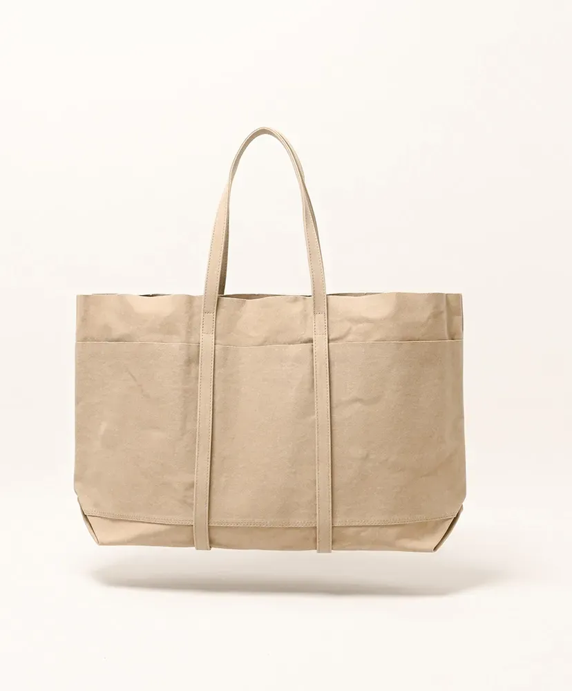 Washed Canvas 6Pockets Tote