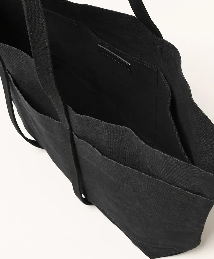 Washed Canvas 6Pockets Tote