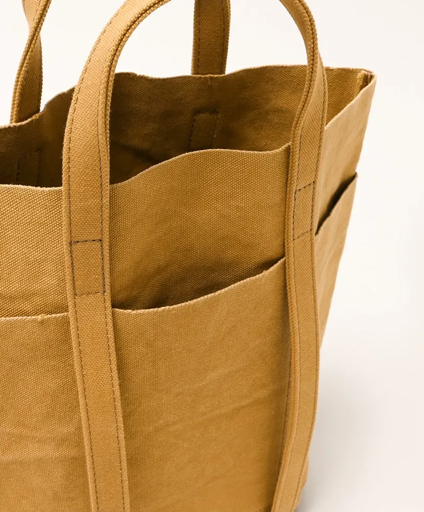 Washed Canvas 4P Tote