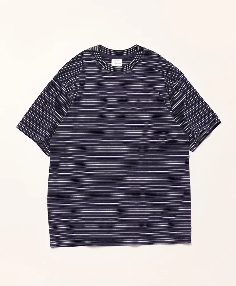 Garment Dyed Random Border T-Shirt