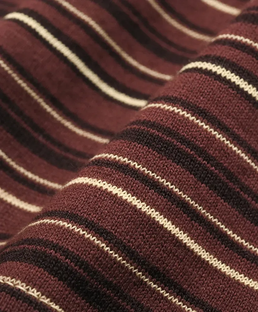 Garment Dyed Random Border T-Shirt