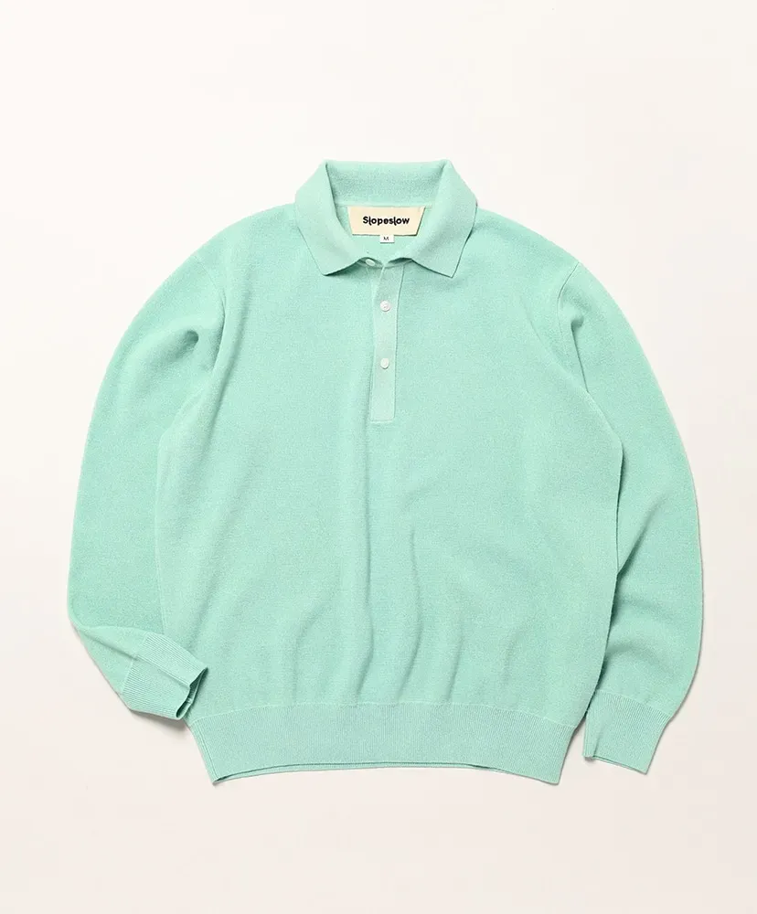 Long Sleeve Polo Sweater
