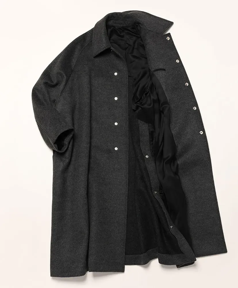 Ckct-002 Bal Collar Poncho - Wool/Silk/Cashmere