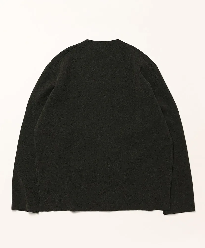 Ckkt-037 V Neck Cardigan - Wool