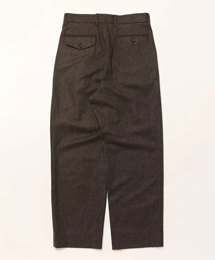 Cktr-027 Inverted Pleats Trouser - Wool