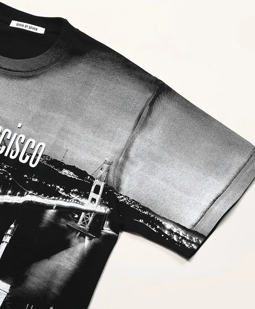 Printed Souvenir Tee - San Francisco Collage -
