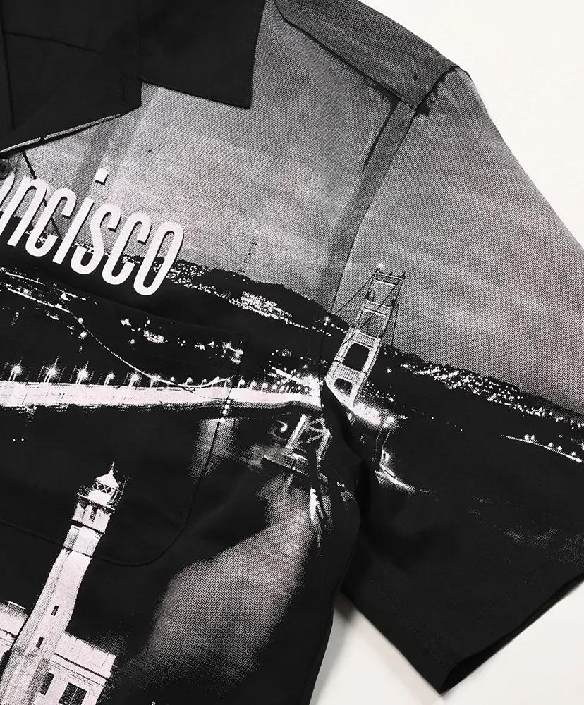 Printed Souvenir Shirts S/S - San Francisco Collage -