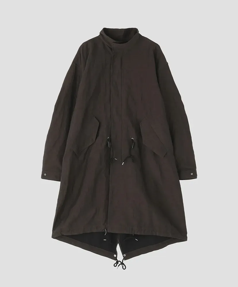 Fish Tail Coat ‐Cotton Linen Ratine‐